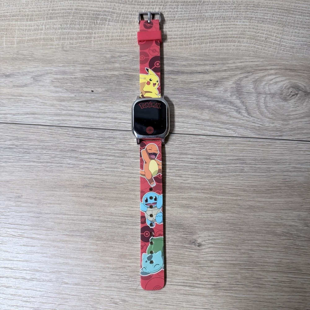 Pokemon Kids Smartwatch Pikachu‎ Charmander Squirtle Gamercore Kawaii Style